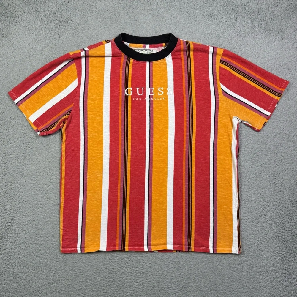 Guess Jeans Los Angeles Striped T-shirt - Picture 2 of 5